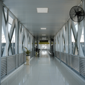 image of a medical facility, where a cleaning inspection is very important.